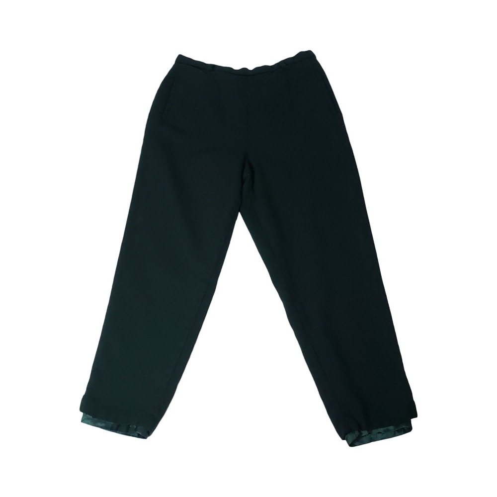 Pendleton Vintage Hunter Green Virgin Wool Trousers Petite 16 Made in USA
